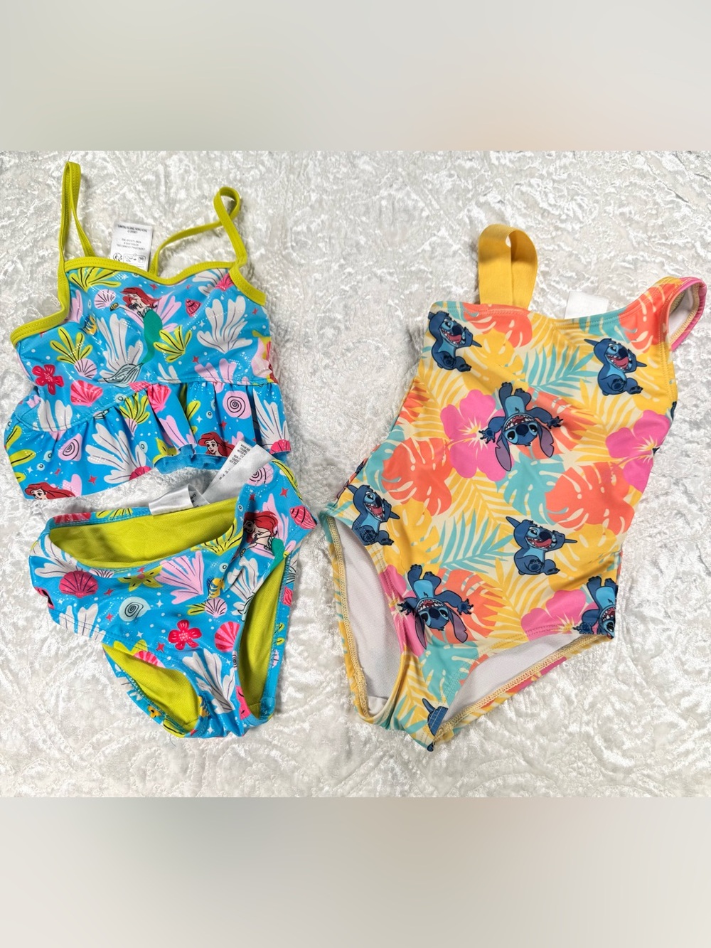 Disney  Little Mermaid Tankini and Stitch Swimsuit